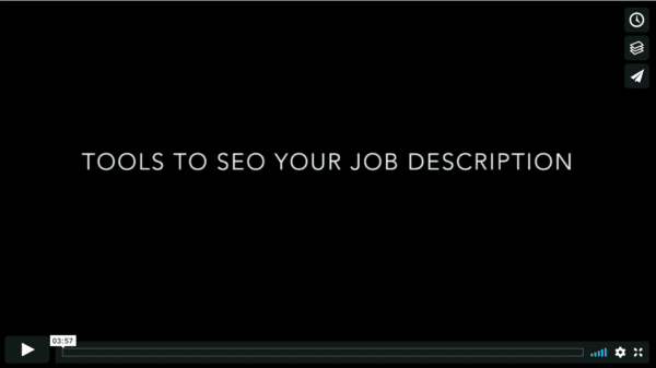 Tools to SEO your job description part 1: keywords and job titles