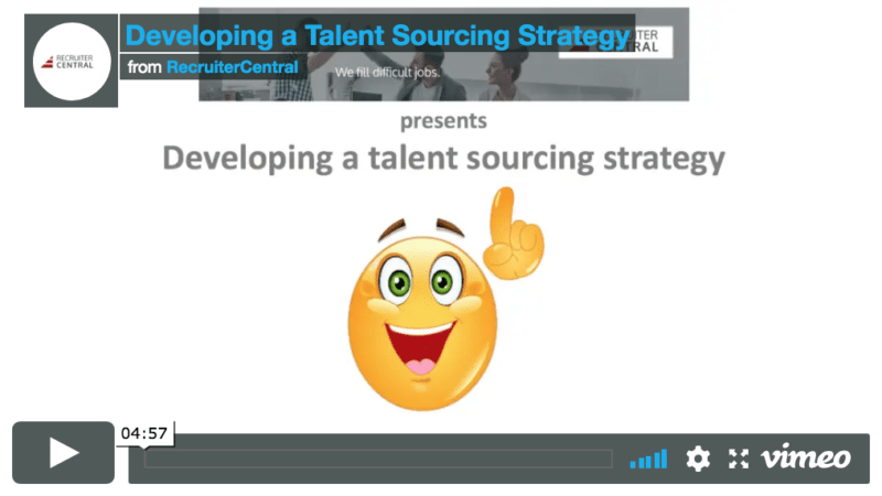 Developing a talent sourcing strategy