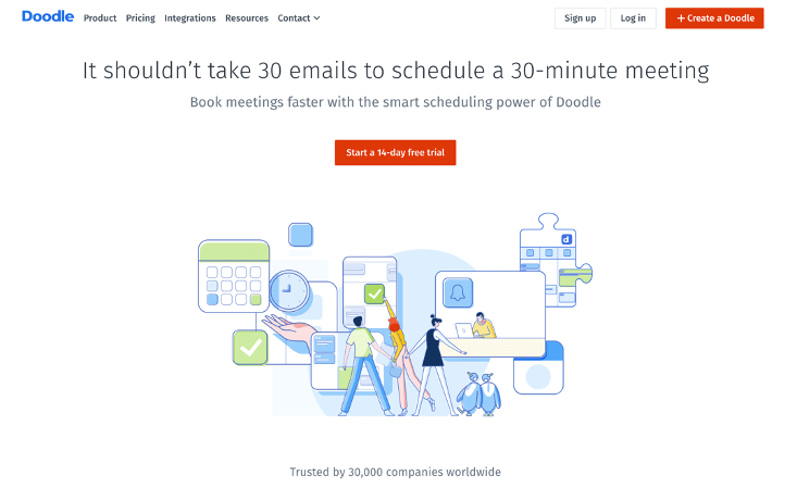 Doodle Online Scheduling